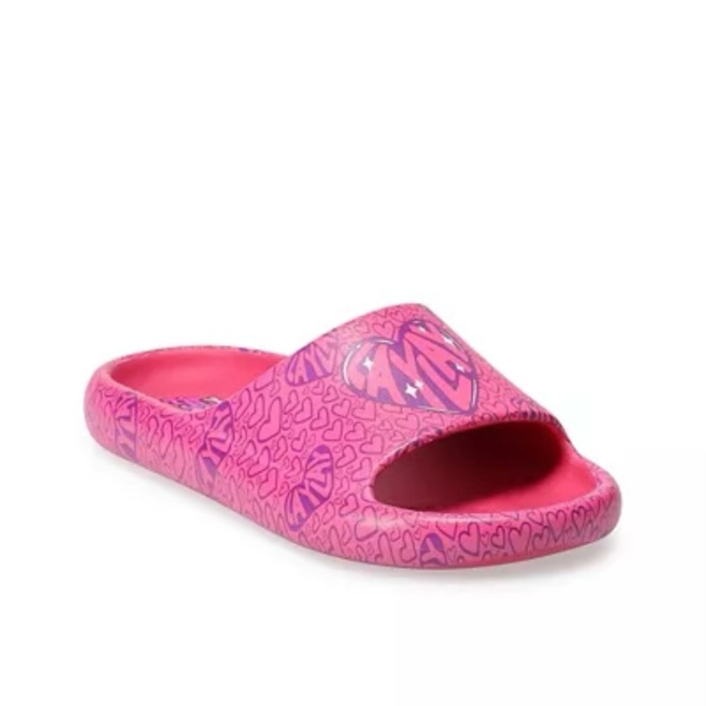Nickelodeon That Girl LayLay Pillow Slide Sandals Pink New